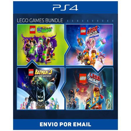 Conjunto de Jogos LEGO - Ps4