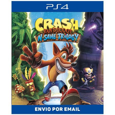 Crash bandicoot 3 em 1- Ps4 Digital