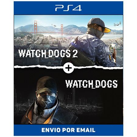 WATCH DOGS 1 E 2 - PS4 DIGITAL