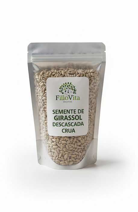 Pepita de Girassol Comum sem Casca Crua