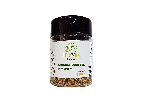 Pote de Tempero Chimichurri Sem Pimenta 100gr