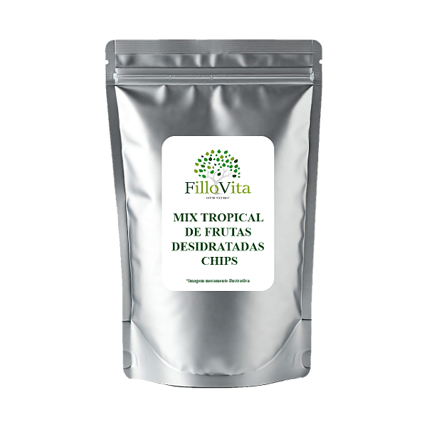 Mix Tropical De Frutas Desidratadas Chips - Fillovita