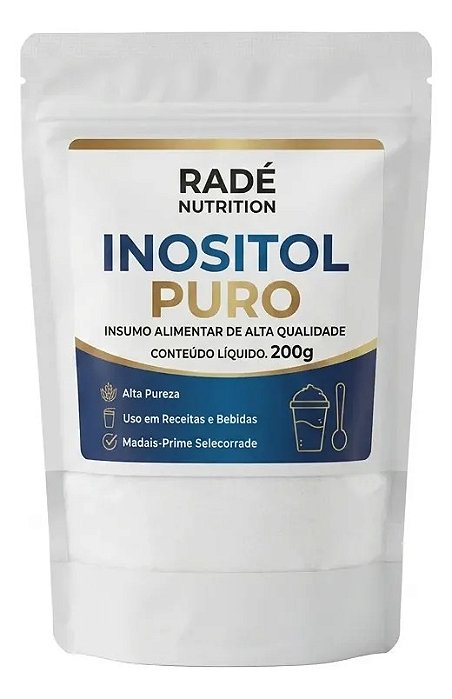 Inositol Puro Radé Nutrition Alta Qualidade 200 G