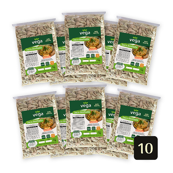 10 UNIDADES - Carne de Jaca Desfiada 1KG