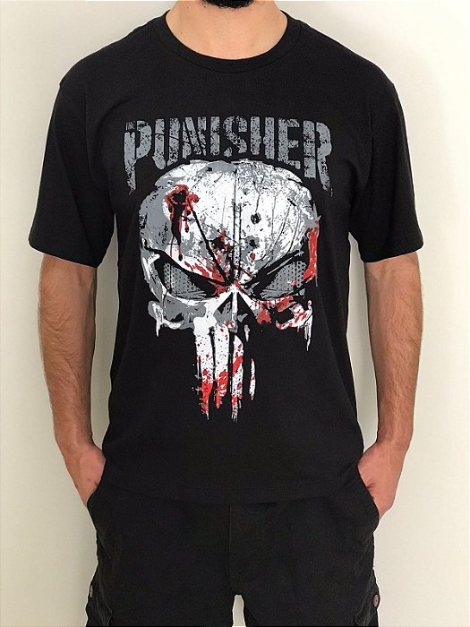 Camiseta The Punisher O Justiceiro - receba em casa em 2x sem juros - Plano  B Camisetas Rock n' Roll, Motor's, Geek's e outras maluquices