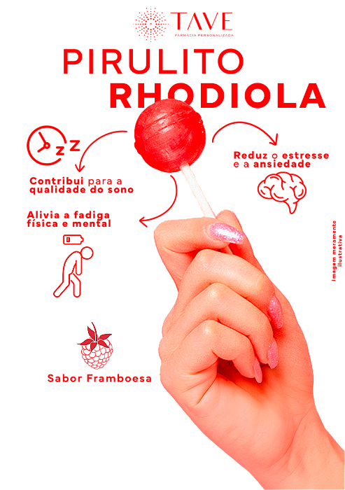 Pirulito de Rhodiola