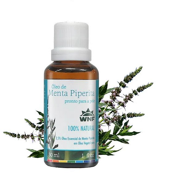 Óleo de Menta Piperita pronto para pele – 30ml