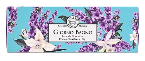 Kit Trio Sabonetes Lavanda e Vanilla