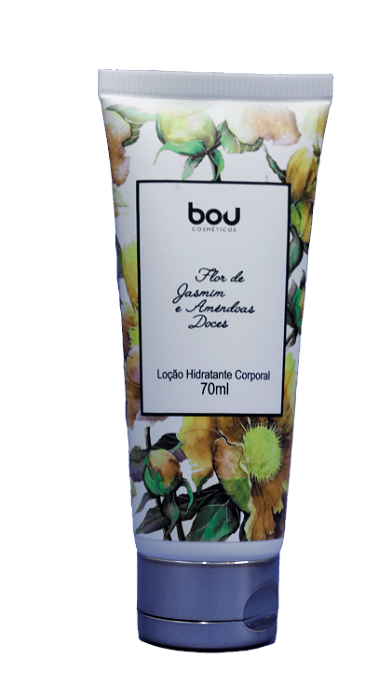Loção Hidratante Corporal 70ml - Flor de Jasmin e Amendoas Doces