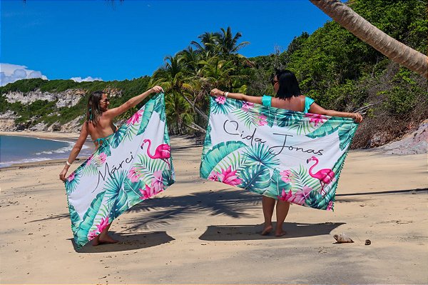 Canga personalizada Flamingo