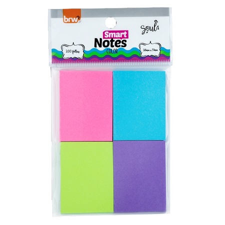 Bloco Adesivo Smart Notes Color Soul BRW