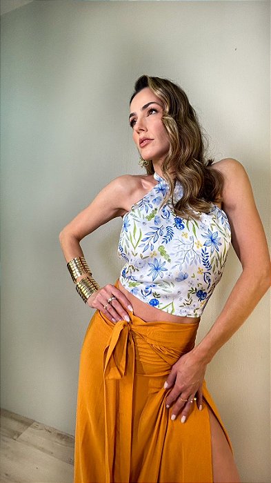 Top floral neutral