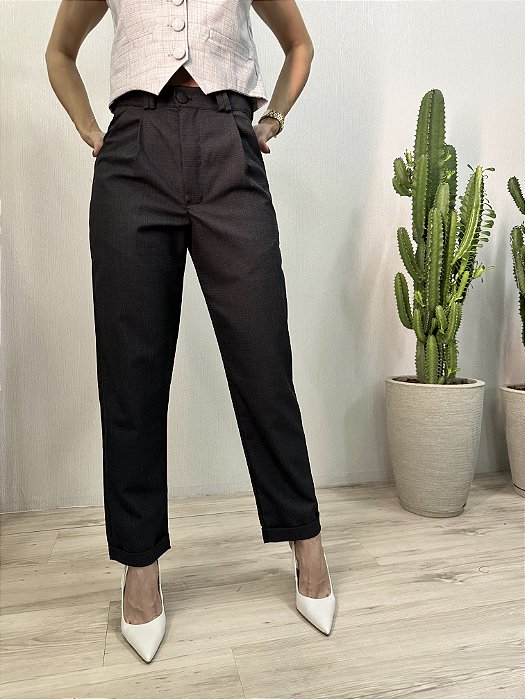 Calça xadrez TRT