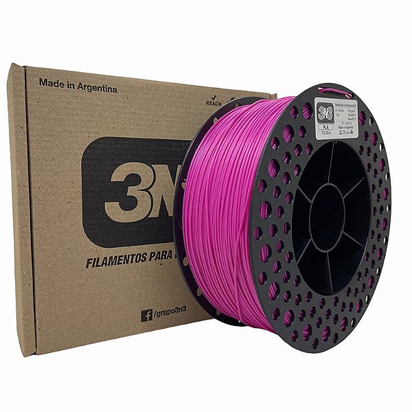 Filamento PLA - 3N3 Fucsia 1KG - 1.75mm