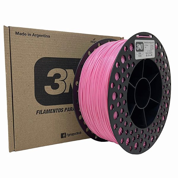 Filamento PLA - 3N3 Rosa 1KG - 1.75mm