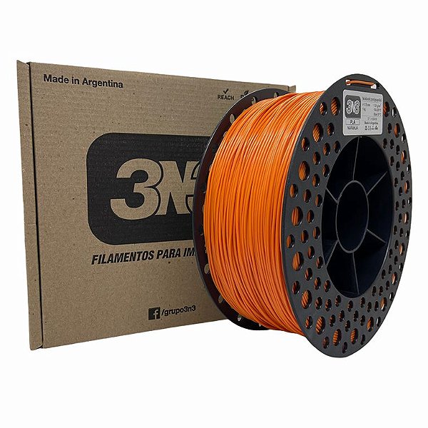 Filamento PLA - 3N3 Laranja 1KG - 1.75mm