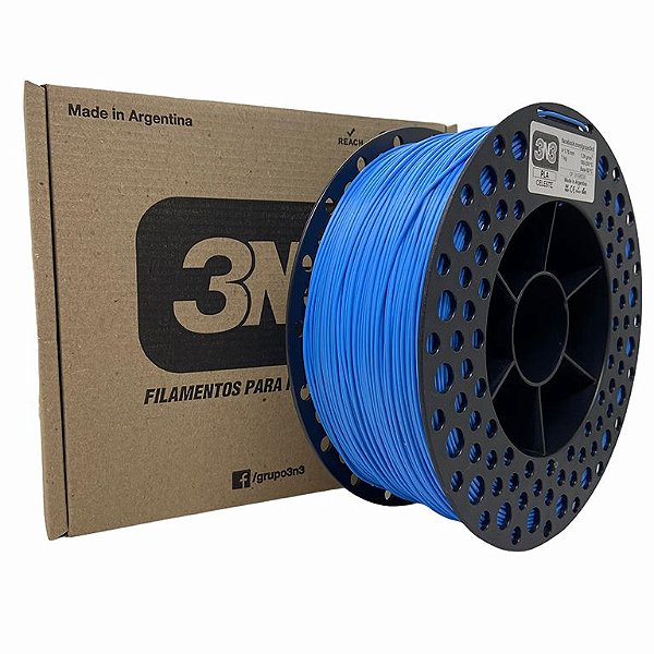 Filamento PLA - 3N3 Azul Celeste 1KG - 1.75mm