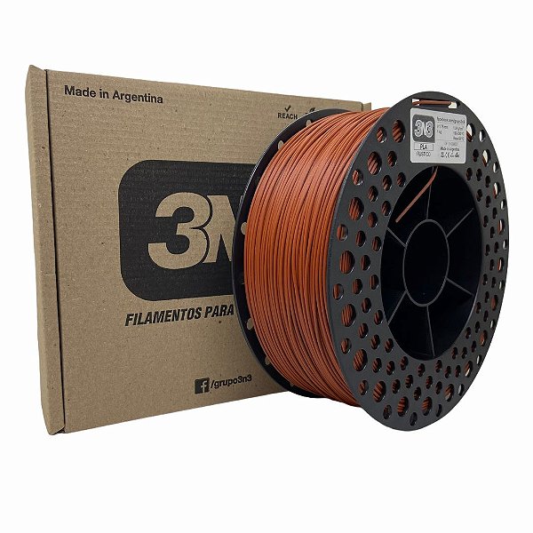 Filamento PLA - 3N3 Rústico 1KG - 1.75mm