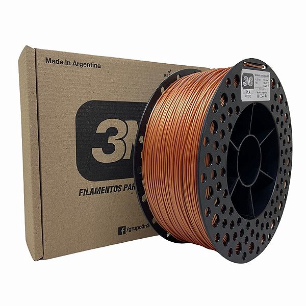 Filamento PLA - 3N3 Cobre 1KG - 1.75mm
