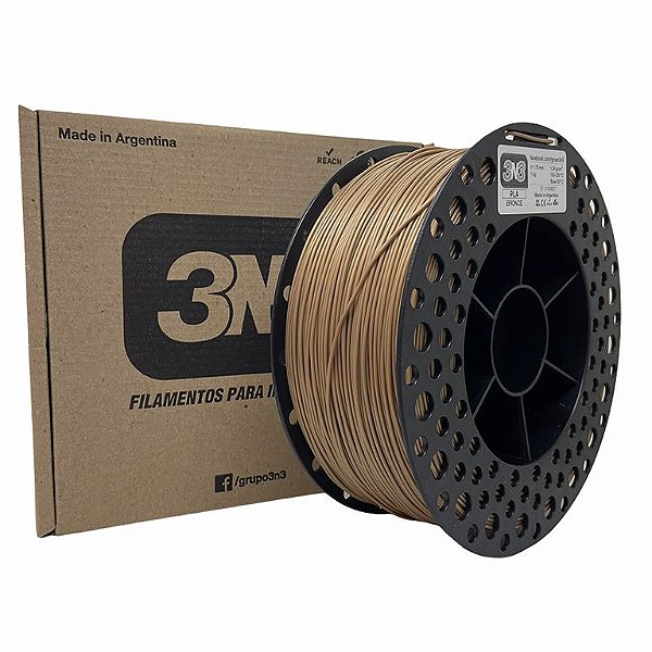 Filamento PLA - 3N3 Bronze 1KG - 1.75mm
