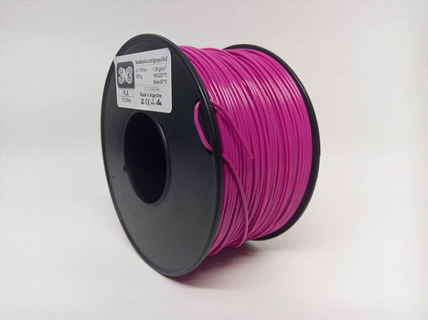 Filamento PLA - 3N3 Fucsia 500g - 1.75mm