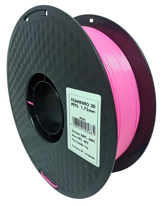 Filamento PETG - Masterprint Rosa 1kg - 1,75mm