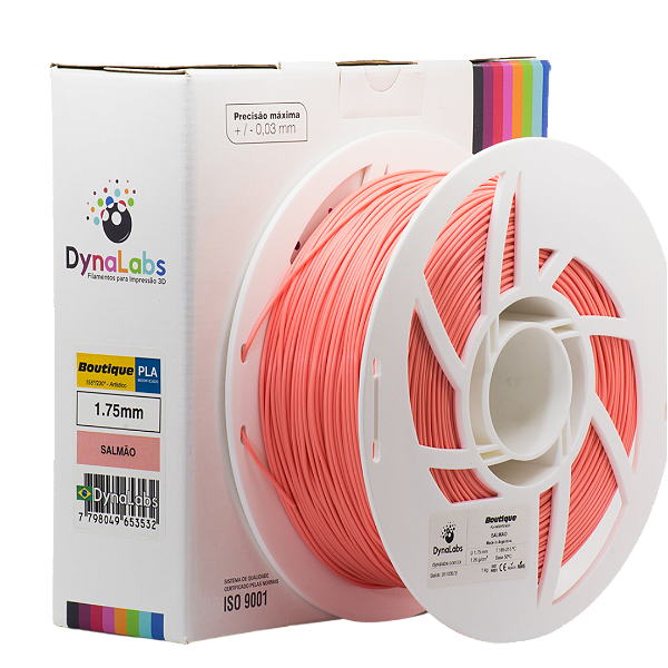 Filamento PLA Boutique - DynaLabs Salmão 1KG - 1.75mm