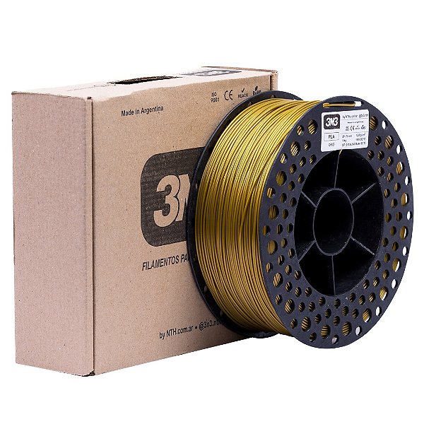 Filamento PLA - 3N3 Ouro 1KG - 1.75mm