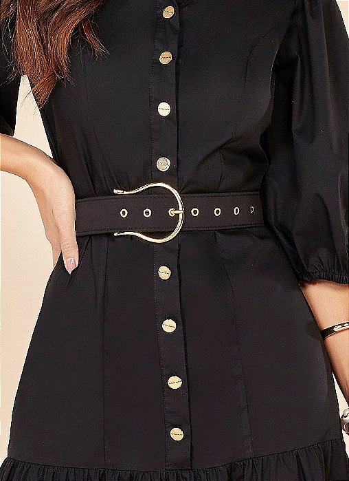 CINTO ENCAPADO PRETO -26600C