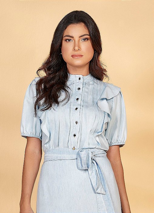 26936 CAMISA JEANS MC