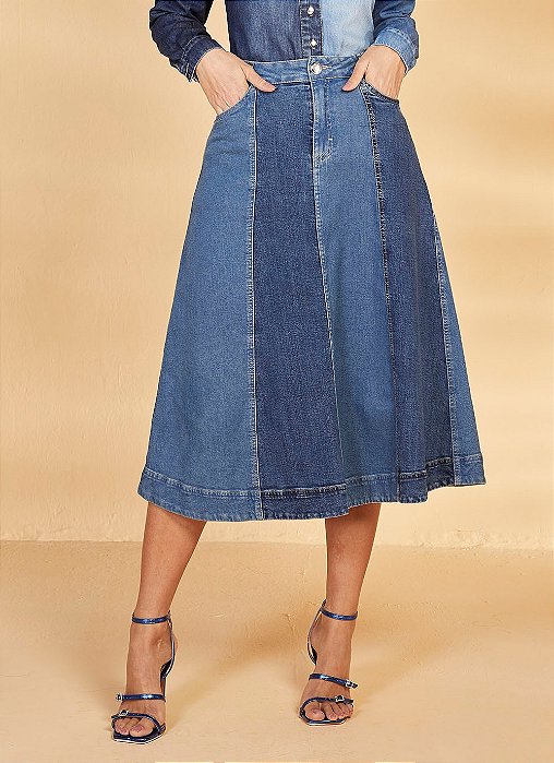 26915 SAIA EVASE BLOCO DE COR JEANS 80CM