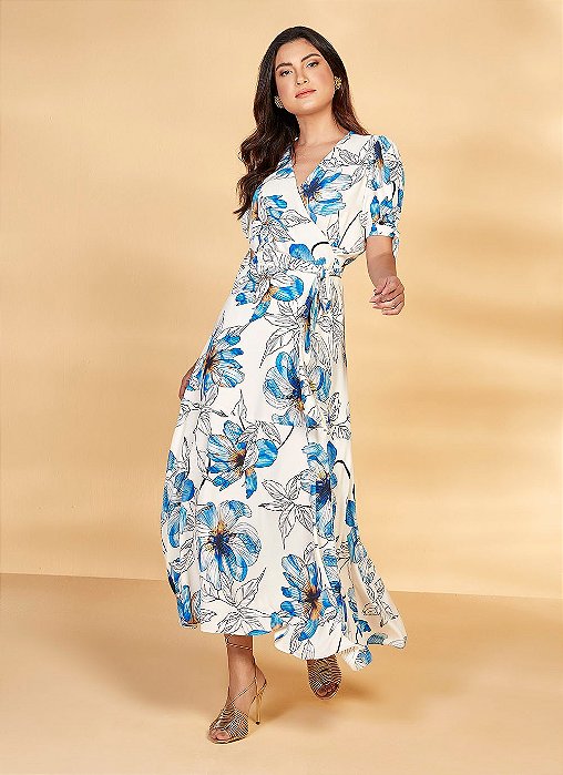 26850 VESTIDO CREPE ESTAMPADO 130CM