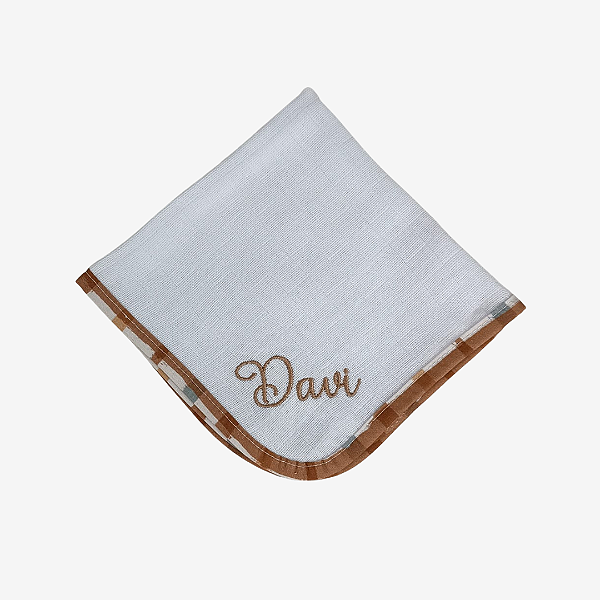 Fralda de Ombro Slim Bordada