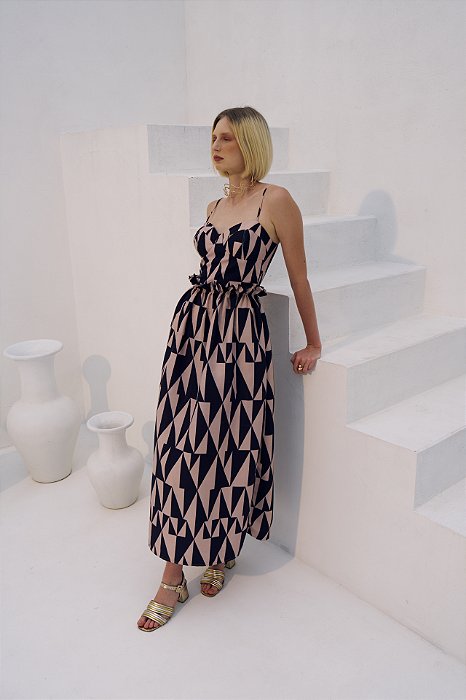 Vestido Aurora  - geométrico