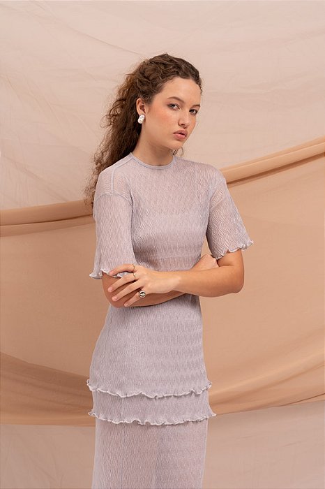 Blusa Camille Cinza