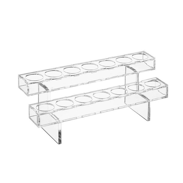 Expositor Acrílico para Óleos Essenciais 14 furos