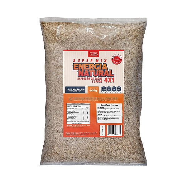 Mix Energia Natural 400g Torres (Germe de Trigo, Fibra de Maçã, Farinha de Aveia e Gergelim)