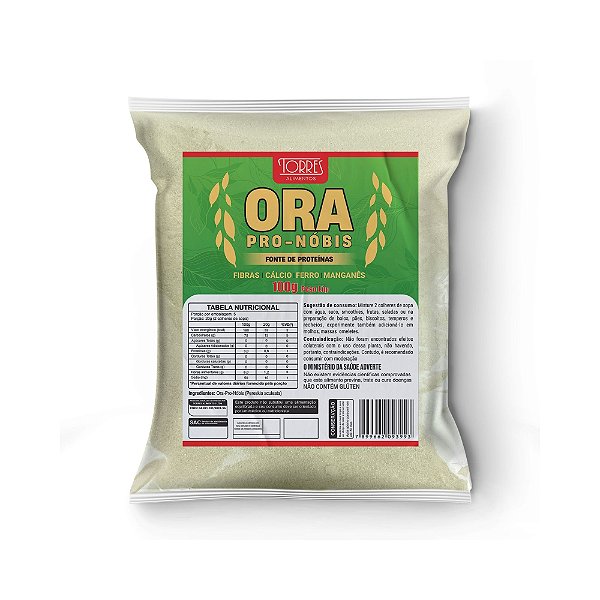 Ora-Pro-Nóbis Torres Alimentos Fonte de Proteínas