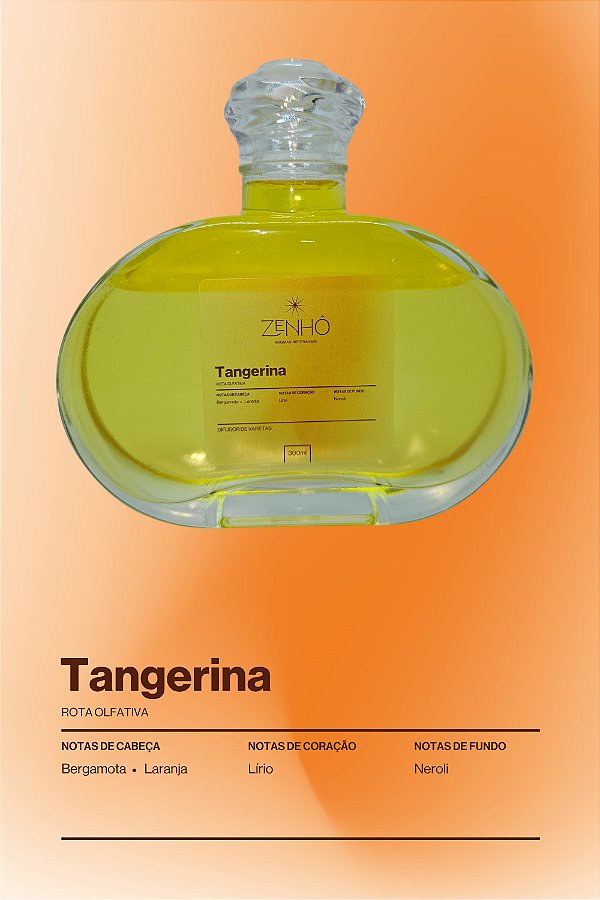 Difusor de Varetas - Tangerina (300ml)