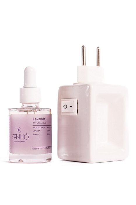 Kit Difusor Elétrico + Essência Concentrada de Lavanda (30ml)