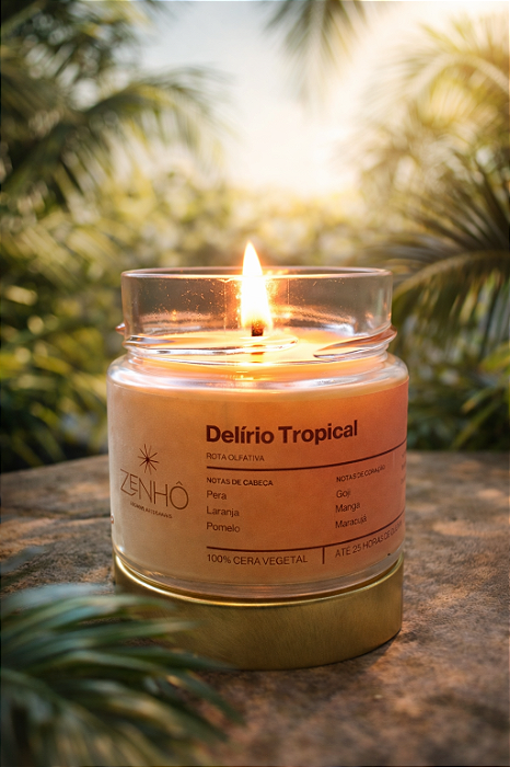 Vela Aromática - Delírio Tropical (150g)