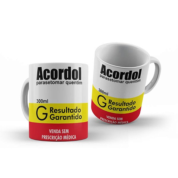 CANECA ACORDOL - PARASETOMAR QUENTIM