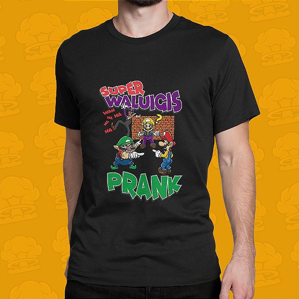 CAMISETA SUPER WALUIGIS PRANK