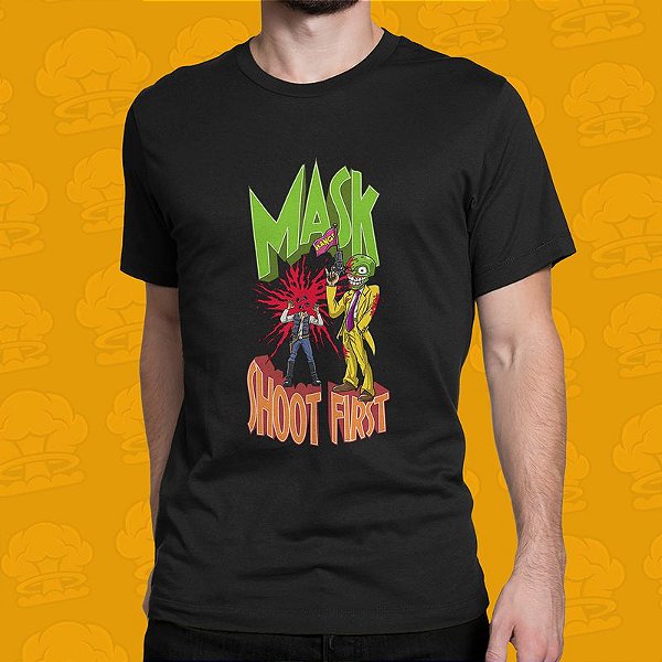 CAMISETA MASK SHOOT FIRST