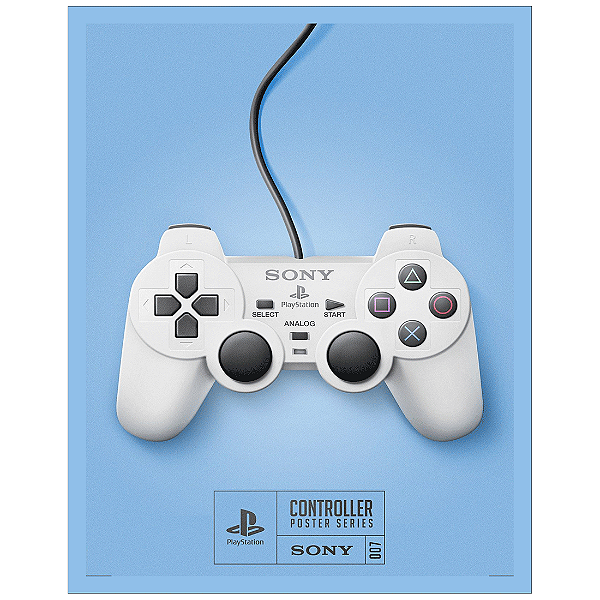 QUADRO DE METAL M - CONTROLLER PLAYSTATION