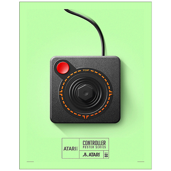 QUADRO DE METAL M - CONTROLLER ATARI