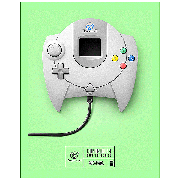 QUADRO DE METAL M - CONTROLLER DREAMCAST