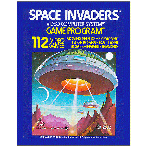 QUADRO DE METAL M - SPACE INVADERS