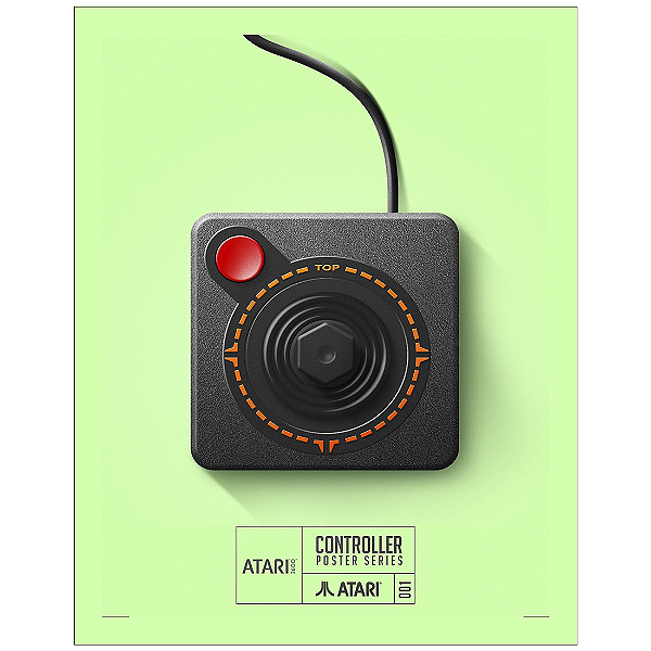 QUADRO DE METAL G - CONTROLLER ATARI 2600