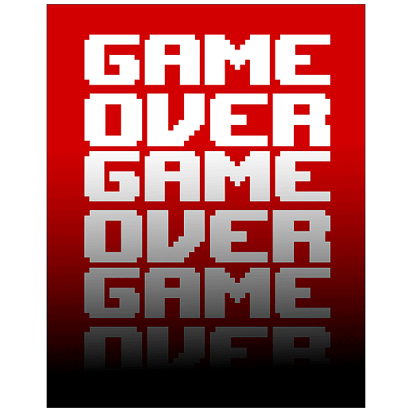 QUADRO DE METAL M - GAMER OVER
